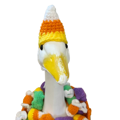 Halloween Candy Bucket Porch Goose Crochet Pattern PDF Instant Download