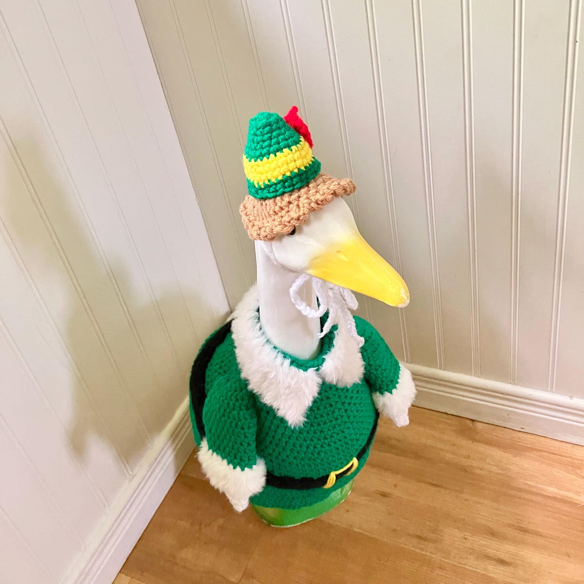 Elf Porch Goose Crochet Pattern PDF Instant Download