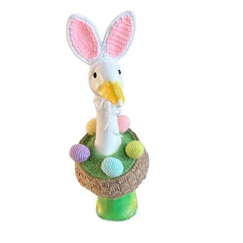 Easter Basket Porch Goose Crochet Pattern PDF Instant Download
