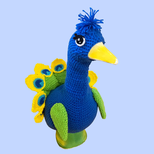 Peacock Porch Goose Crochet Pattern PDF Instant Download