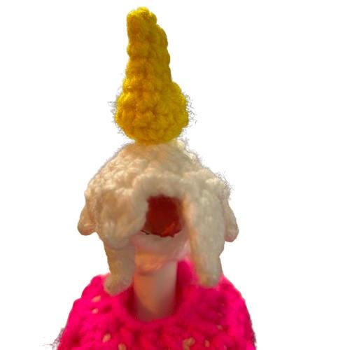 Birthday Cake Desk Goose Crochet Pattern PDF Instant Download