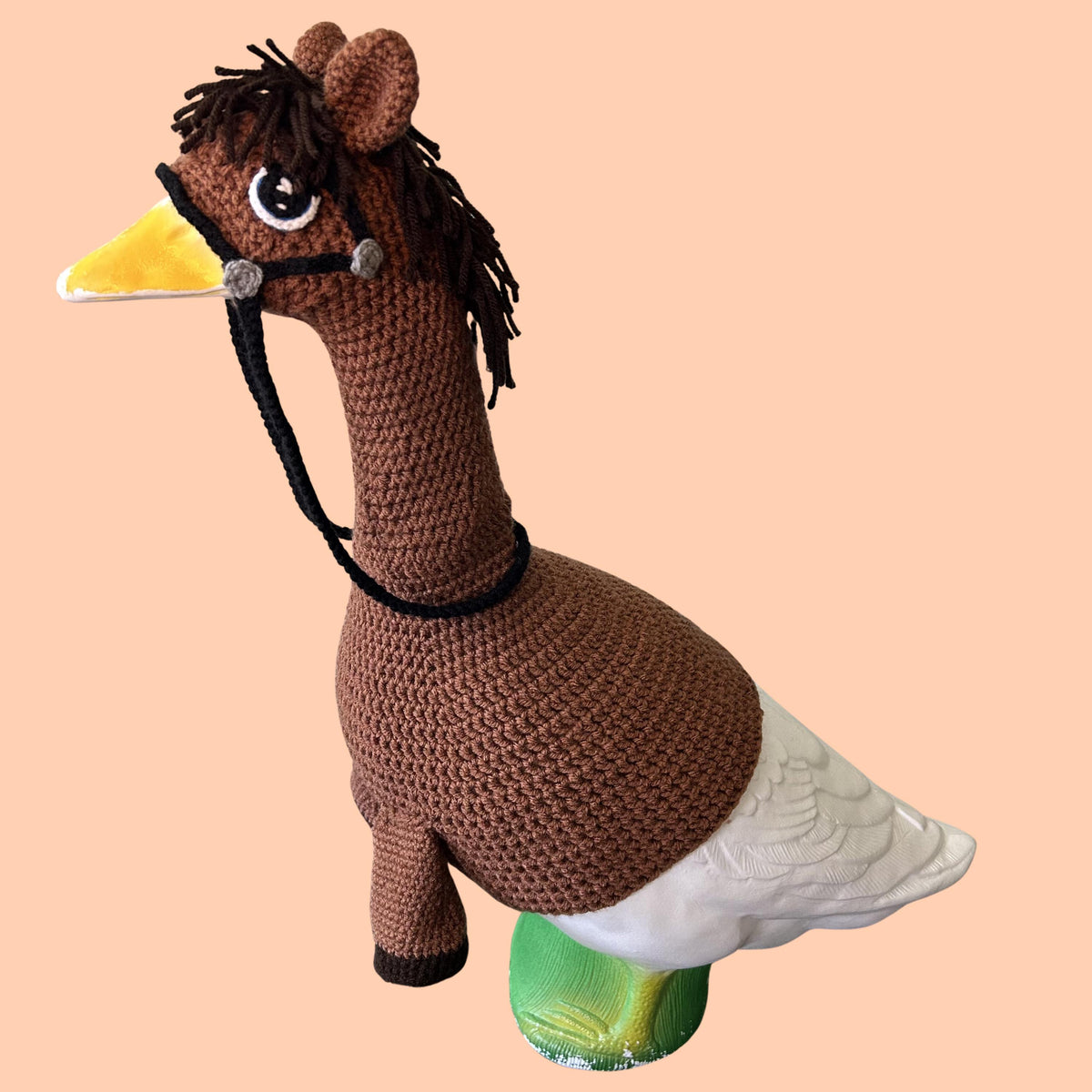 Horse Porch Goose Crochet Pattern PDF Instant Download
