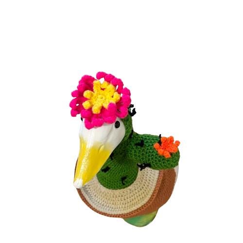 Cactus Porch Goose Crochet Pattern PDF Instant Download