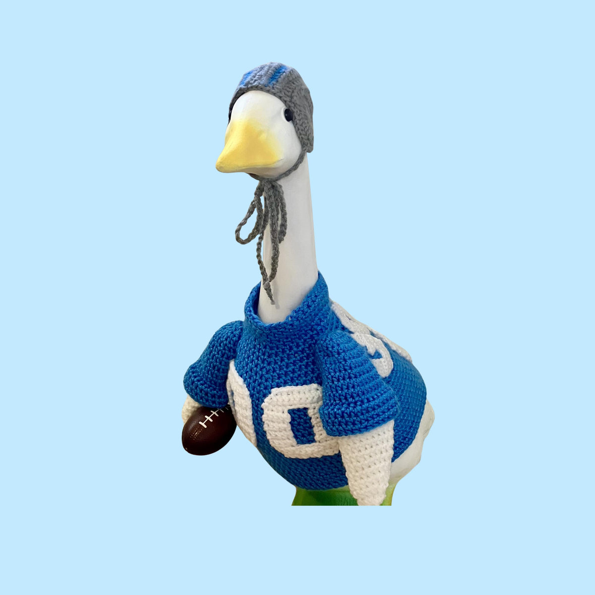 Football Porch Goose Crochet Pattern PDF Instant Download