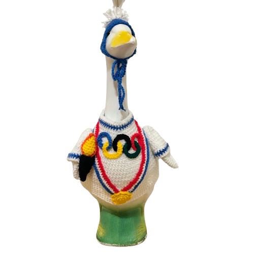 Winter Olympics Porch Goose Crochet Pattern PDF Instant Download