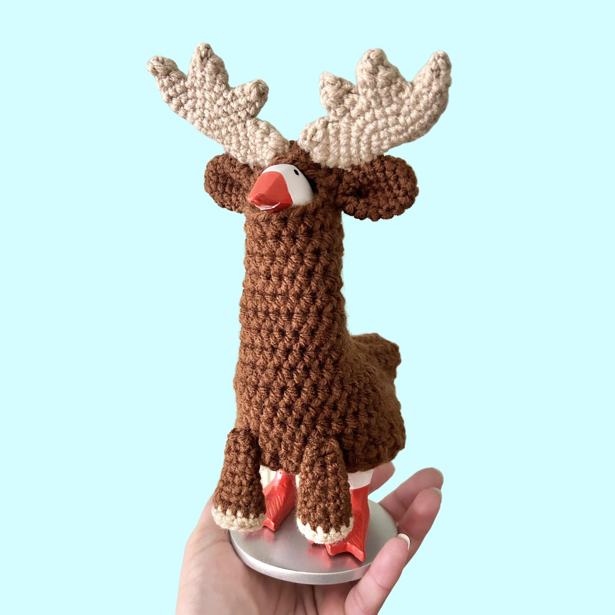 Moose Desk Goose Crochet Pattern PDF Instant Download