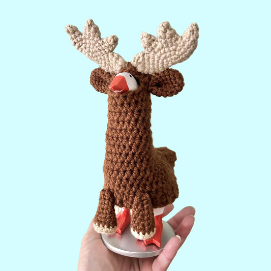 Moose Desk Goose Crochet Pattern PDF Instant Download