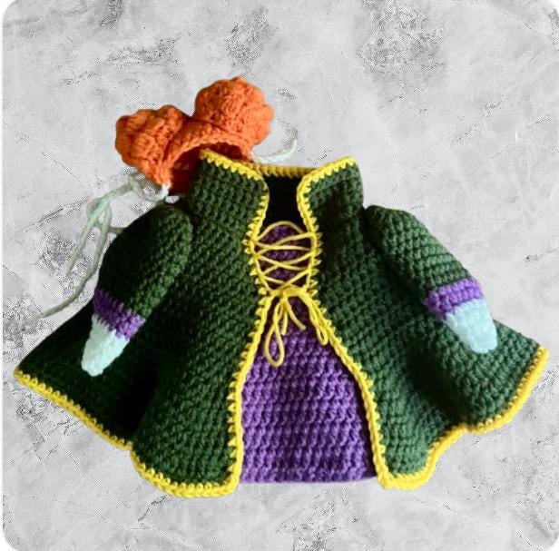 Witch Winnie Sandergoose Porch Goose Crochet Pattern PDF Instant Download