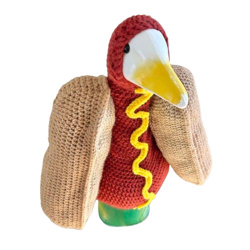 Hot Dog Porch Goose Crochet Pattern PDF Instant Download