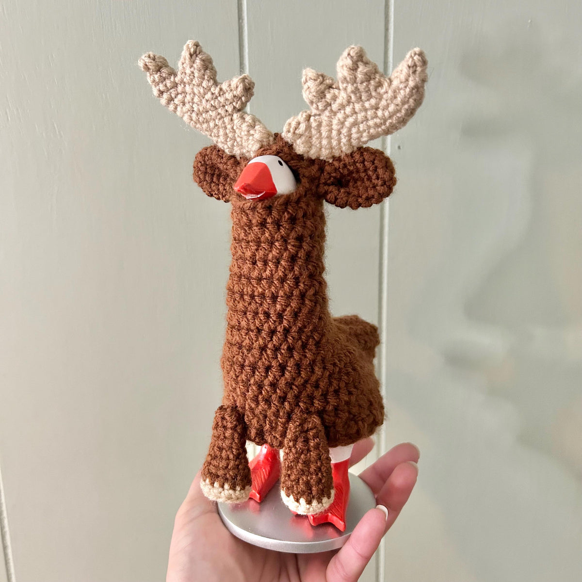 Moose Desk Goose Crochet Pattern PDF Instant Download