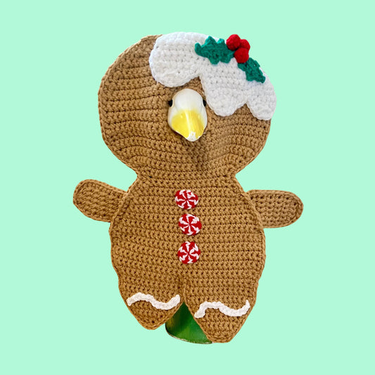 Gingerbread Man Porch Goose Crochet Pattern PDF Instant Download