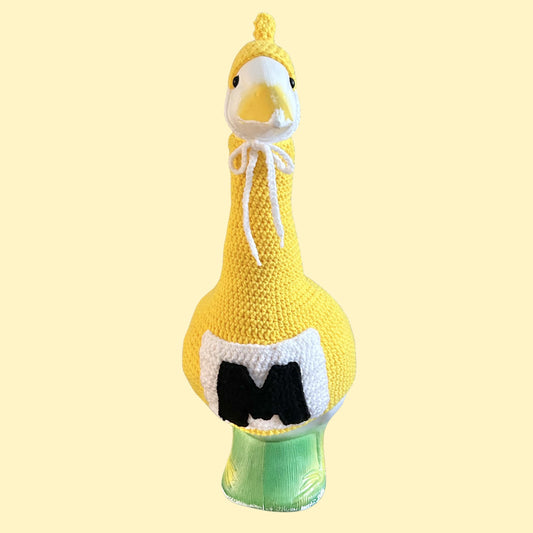 Mustard Porch Goose Crochet Pattern PDF Instant Download