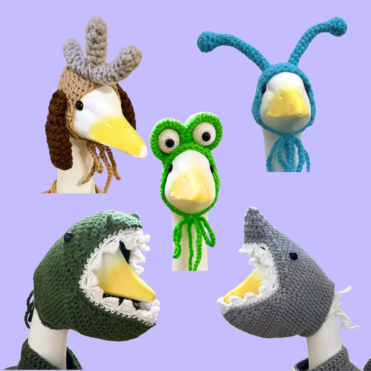 Porch Goose Hats and Hair 3rd Edition (Animals) Crochet Pattern PDF Instant Download